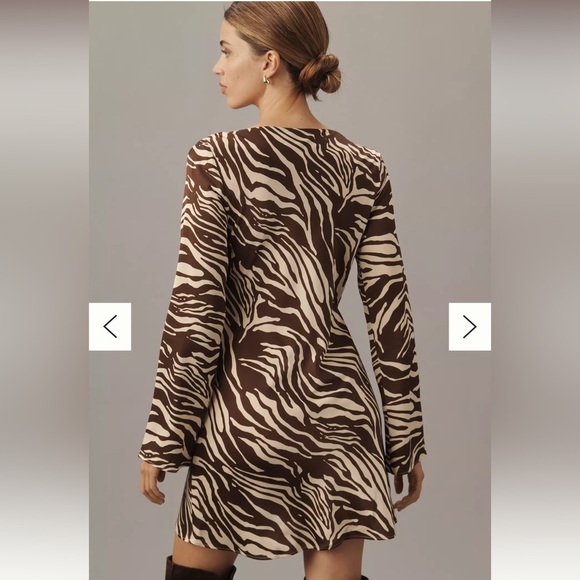 🍂NWT Reformation Pike Satin Mini Dress - Picture 2 of 11